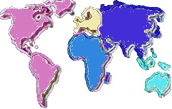 world map